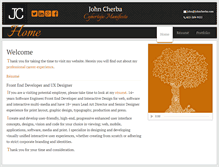 Tablet Screenshot of johncherba.com